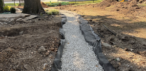 French Drain Installation